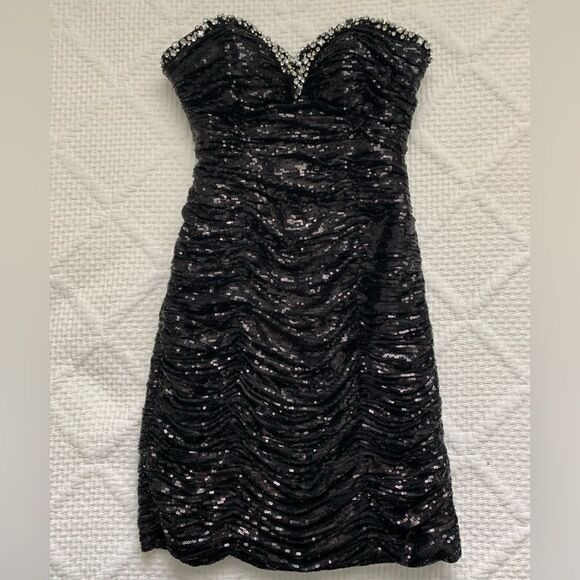 La Femme Paris Sequin Mini Dress - Picture 5 of 5
